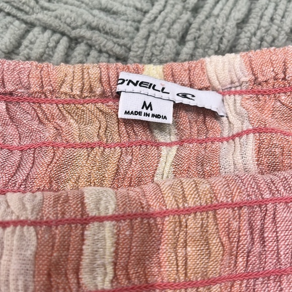 O'Neill Norma Smocked Halter Top in multi color size M. - Picture 5 of 5